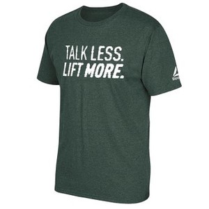 [해외] Talk Less Lift More Tee [리복 반팔티] Green Heathered (FQ6255)