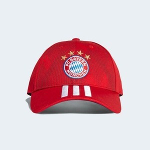 [해외] Soccer FC Bayern 3-Stripes Hat [아디다스 볼캡] Fcb True Red/White/Collegiate Navy (DI0244)