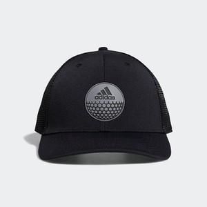 [해외] Mens Golf Globe Trucker Hat [아디다스 볼캡] Black/Black (DT2187)