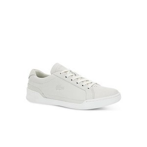 [해외] Womens Challenge Nubuck Leather Sneakers [라코스테 운동화] OFF WHITE/OFF WHITE (37SFA0025)