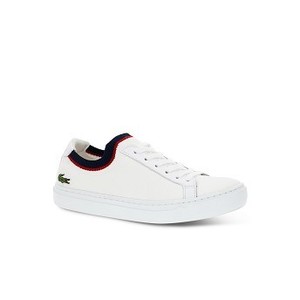 [해외] Womens La Piquee Textile Sneakers [라코스테 운동화] WHITE/NAVY/RED (37CFA0016)