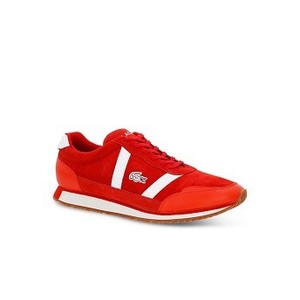 [해외] Mens Partner Sneaker [라코스테 운동화] RED/OFF WHITE (37SMA0004)