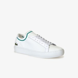 [해외] Mens La Piquee Textile Sneakers [라코스테 운동화] WHT/GREEN (37CMA0038)