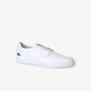 [해외] Mens Esparre Leather Sneakers [라코스테 운동화] WHITE/WHITE (37CMA0095)