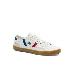 [해외] Mens Sideline Tricolore Canvas Sneakers [라코스테 운동화] OFF WHITE/GUM (37CMA0067)