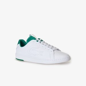 [해외] Mens Carnaby Evo Lightweight Leather Sneakers [라코스테 운동화] WHT/GREEN (37SMA0015)