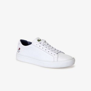 [해외] Mens L.12.12 Keith Haring Leather Sneakers [라코스테 운동화] WHITE (37CMA0096)
