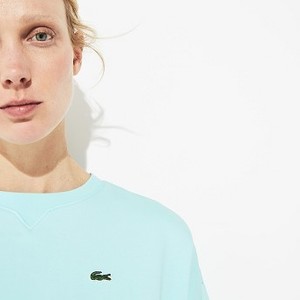 [해외] Womens SPORT Fleece Tennis Sweatshirt [라코스테 운동화] Light Blue/Blue (SF3419-51)