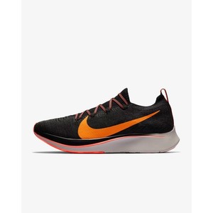 [해외] Nike Zoom Fly Flyknit [나이키 운동화] Black/Orange Peel/Moon Particle/Flash Crimson (AR4561-068)