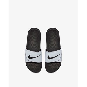 [해외] Nike Kawa [나이키 슬리퍼] White/White/Black (834818-101)