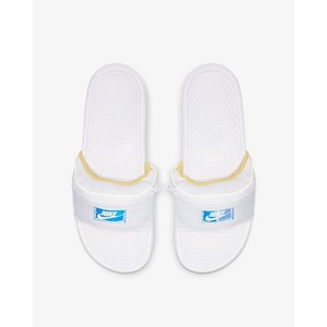 [해외] Nike Benassi JDI Fanny Pack [나이키 슬리퍼] White/Topaz Gold/White (CJ0604-100)