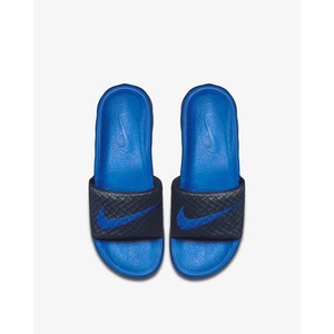 [해외] Nike Benassi Solarsoft 2 [나이키 슬리퍼] Midnight Navy/Lyon Blue (705474-440)