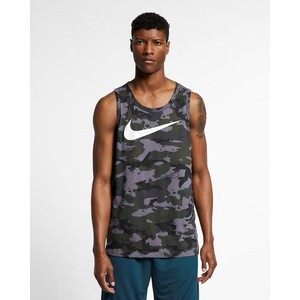 [해외] Nike Dri-FIT [나이키 탱크탑] Dark Grey/Black/White (BQ1844-021)