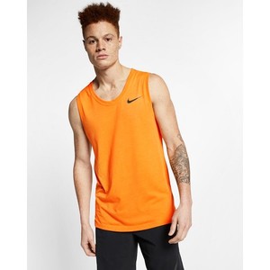 [해외] Nike Breathe [나이키 탱크탑] Orange Peel/Heather/Black (AJ7985-833)