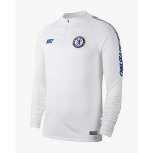 [해외] Chelsea FC Dri-FIT Squad Drill [나이키 긴팔] White/White/Rush Blue/Rush Blue (914007-101)