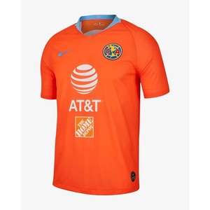 [해외] Club America Stadium 2019 [나이키 반팔티] Safety Orange/University Blue/University Blue (918986-819)