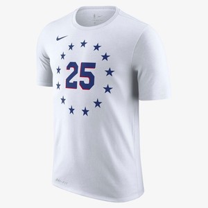 [해외] Ben Simmons Philadelphia 76ers City Edition Nike Dri-FIT [나이키 반팔티] White (AO0914-102)