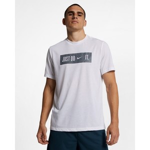 [해외] Nike Dri-FIT [나이키 반팔티] White/Black (BQ1851-100)