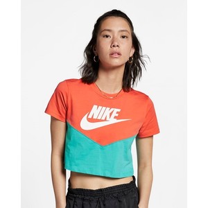 [해외] Nike Sportswear Heritage [나이키 반팔티] Cabana/Turf Orange/White (AR2513-309)