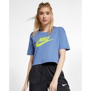 [해외] Nike Sportswear Essential [나이키 반팔티] Indigo Storm/Cyber (BV6175-458)