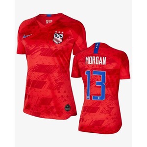 [해외] U.S. Stadium 2019 (Alex Morgan) [나이키 반팔티] Speed Red/Speed Red/Bright Blue (CJ7022-688)