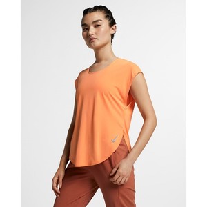 [해외] Nike City Sleek [나이키 반팔티] Fuel Orange (AT0821-882)