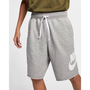 [해외] Nike Sportswear [나이키 반바지] Dark Grey Heather/Dark Grey Heather/White/White (AR2375-064)