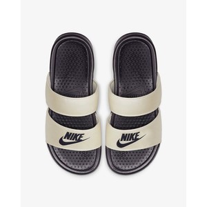 [해외] Nike Benassi Duo Ultra [나이키 슬리퍼] Oil Grey/Pale Ivory/Oil Grey (819717-006)