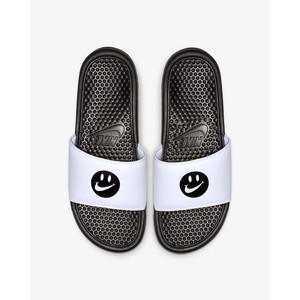 [해외] Nike Benassi JDI Printed [나이키 슬리퍼] Black/White/Black (631261-018)