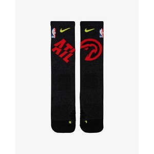 [해외] Atlanta Hawks Nike Elite [나이키 양말] Black/University Red/Venom Green (SX7590-010)