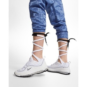 [해외] Womens Lace-Up Knee-High Socks [나이키 양말] White/Black (SX7290-100)