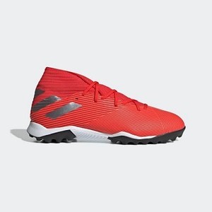 [해외] Soccer Nemeziz 19.3 Turf Shoes [아디다스 축구화] Active Red/Silver Metallic/Solar Red (F34427)