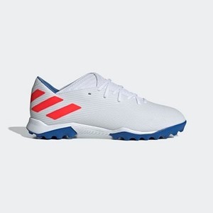 [해외] Soccer Nemeziz Messi 19.3 Turf Shoes [아디다스 축구화] Cloud White/Solar Red/Football Blue (F34430)