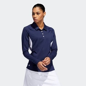 [해외] Womens Golf Ultimate365 Climacool Polo Shirt [아디다스 긴팔티] Night Indigo (DQ0519)