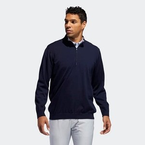 [해외] Mens Golf Adipure Refined 1/4-Zip Sweater [아디다스 긴팔티] Collegiate Navy (DX0928)