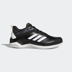[해외] Mens Baseball Speed Trainer 4 SL Shoes [아디다스 야구화] Core Black/Crystal White/Carbon (CG5144)