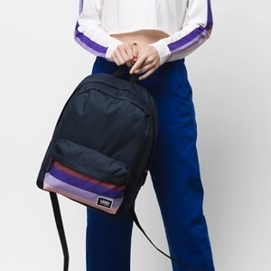 [해외] Realm 클래식 Backpack [반스 백팩] Dress Blues Rally Stripe (UI7S0F-HERO)