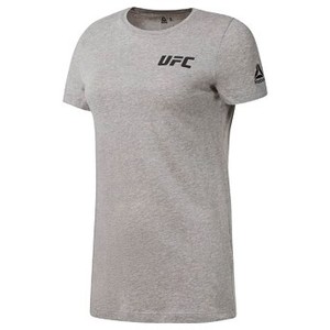 [해외] UFC Fight Gear Logo Tee [리복 반팔티] Medium Grey Heather (D94714)