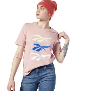 [해외] Womens Only Graphic Tee [리복 반팔티] Chalk Pink (FI8552)