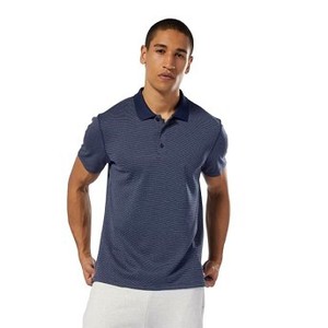 [해외] WOR Striped Polo Shirt [리복 반팔티] Collegiate Navy (DP6149)