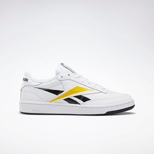 [해외] Club Classic Vector Shoes [리복 운동화] White/Black/Toxic Yellow (EF8839)