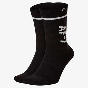 [해외] Nike SNKR Sox AF-1 [나이키 양말] Black/White (SK0136-010)