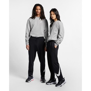 [해외] Nike Sportswear Swoosh [나이키 트레이닝 바지] Black/Summit White (AR2938-010)