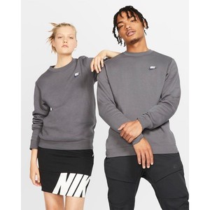 [해외] Nike Sportswear Club Fleece [나이키 긴팔] Dark Grey/Obsidian/White (804340-022)