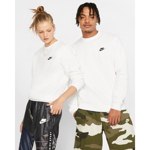 [해외] Nike Sportswear Club Fleece [나이키 긴팔] White/Black (804340-100)