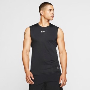 [해외] Nike Pro [나이키 긴팔] Black/White/White (838087-010)
