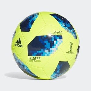 Soccer FIFA World Cup Glider Ball [아디다스 축구공] Solar Yellow/Solar Blue/Bright Royal (CE8097)