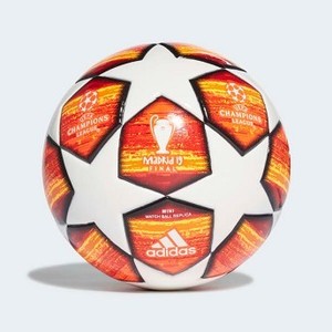 Mens Soccer Finale Mini Ball [아디다스 축구공] White/Active Red/Scarlet/Solar Red (DN8684)