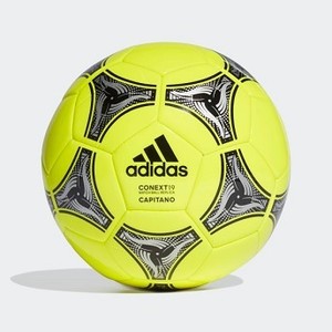 Soccer Conext 19 Capitano Ball [아디다스 축구공] Solar Yellow/Black/Silver Metallic (DN8639)