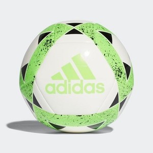 Mens Soccer Starlancer Ball [아디다스 축구공] White/Solar Green/Black (CZ9551)
